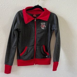 Wisconsin badger full zip sweatshirt in great condition!